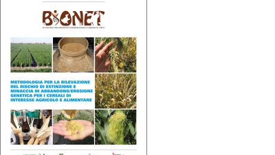 Programma BIONET – Metodologia per la rilevazione del rischio di estinzione e minaccia di abbandono/erosione genetica per i cereali di interesse agricolo e alimentare del Veneto