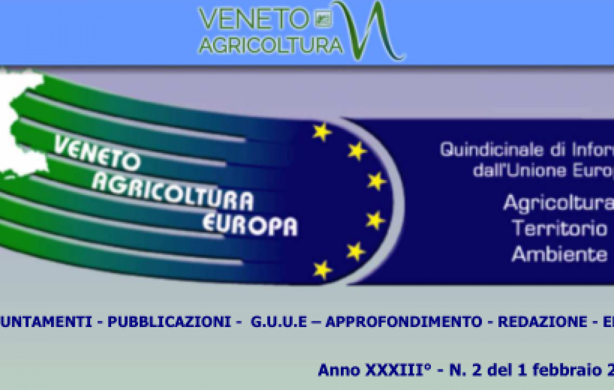 Veneto Agricoltura Europa n. 2/2021 del 1 febbraio 2021