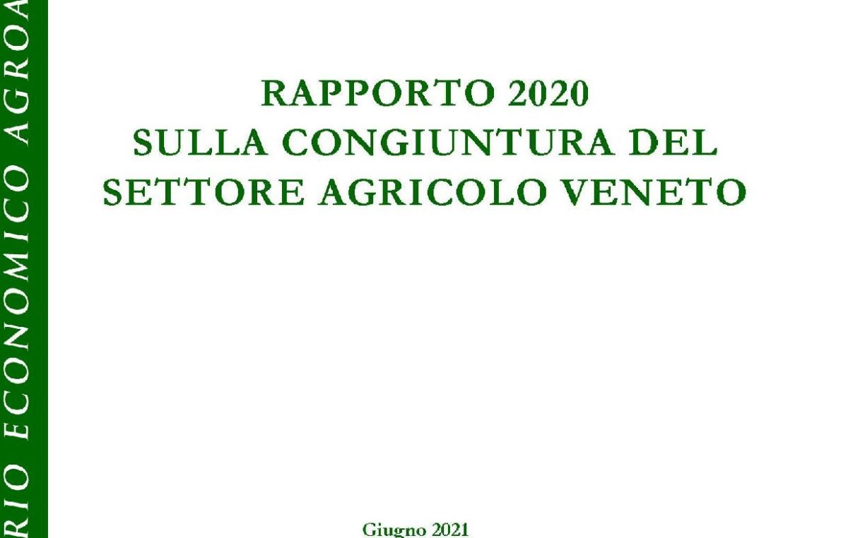 Rapporto 2020 sulla congiuntura del settore agricolo veneto