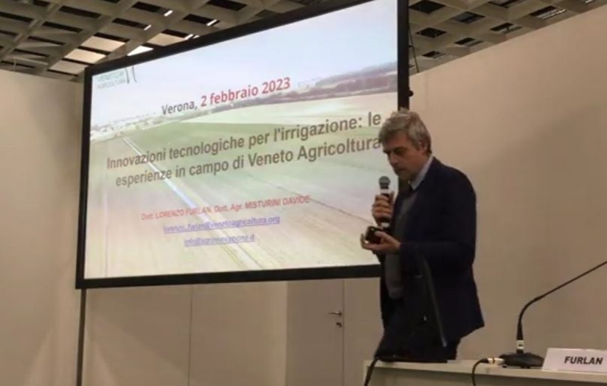 Tecnologie per l’H20, l’H2O per l’agricoltura. Focus di Veneto Agricoltura e ARPAV a Fieragricola Tech 2023.