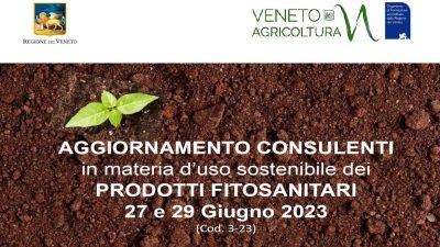 AGGIORNAMENTO consulenti in materia d’uso sostenibile dei prodotti fitosanitari
