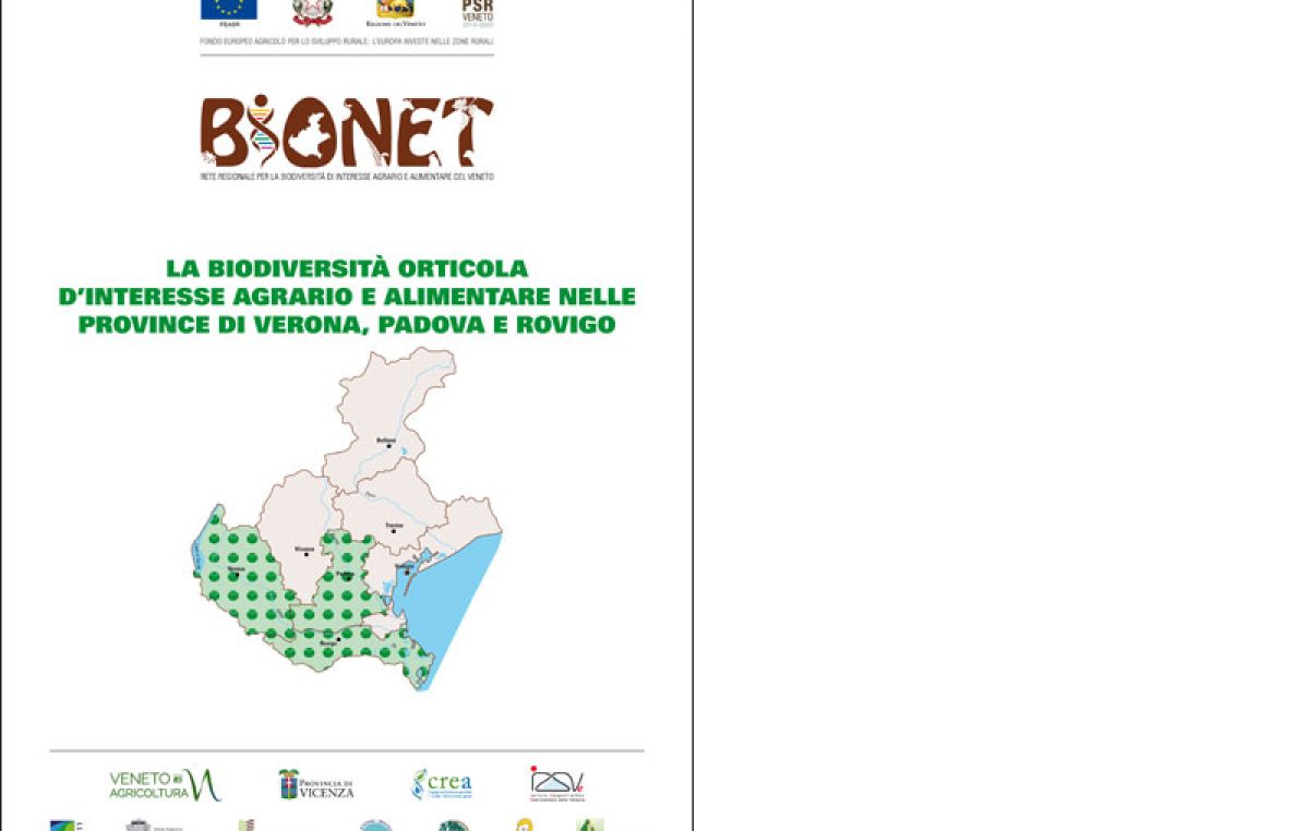 La biodiversità orticola di interesse agrario e alimentare nelle province di Verona, Padova e Rovigo